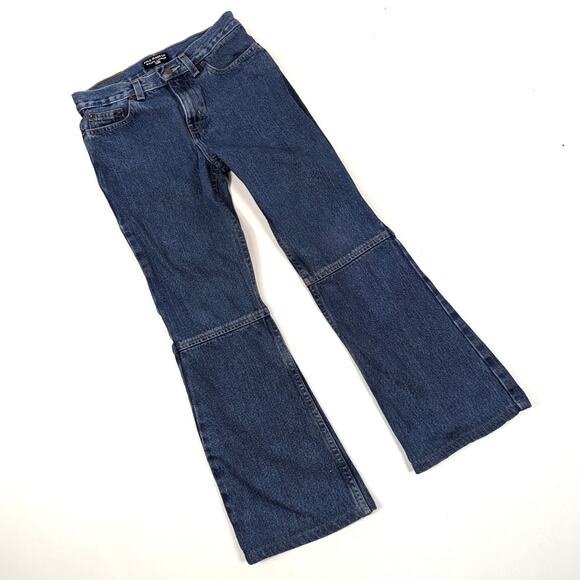 Vintage Ralph Lauren Jeans Girls Size 12 Medium Wash Flare - Picture 1 of 7